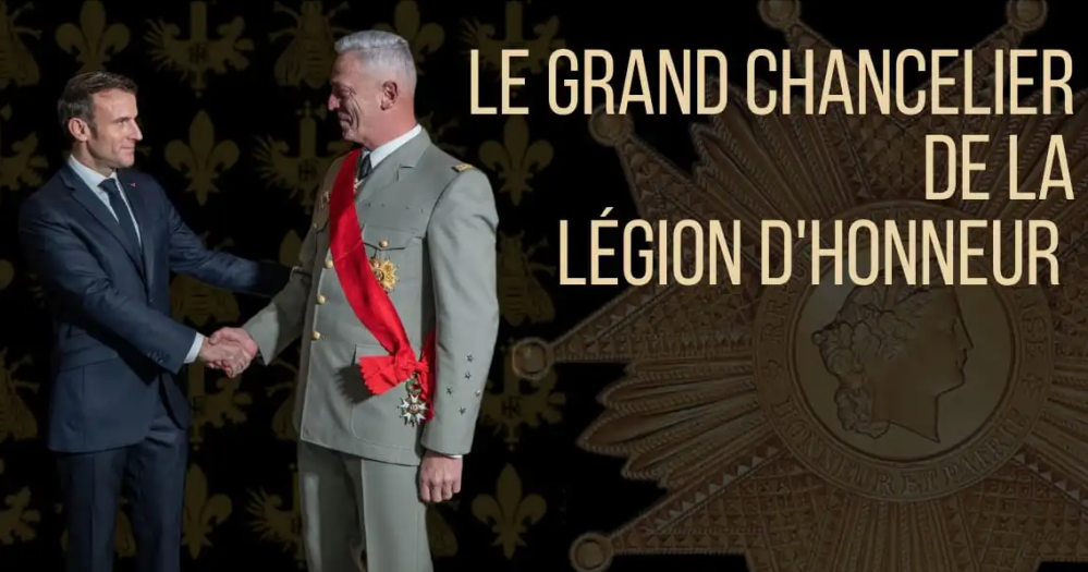 Général d'armée François Lecointre, 34e grand chancelier de la Légion d'honneur